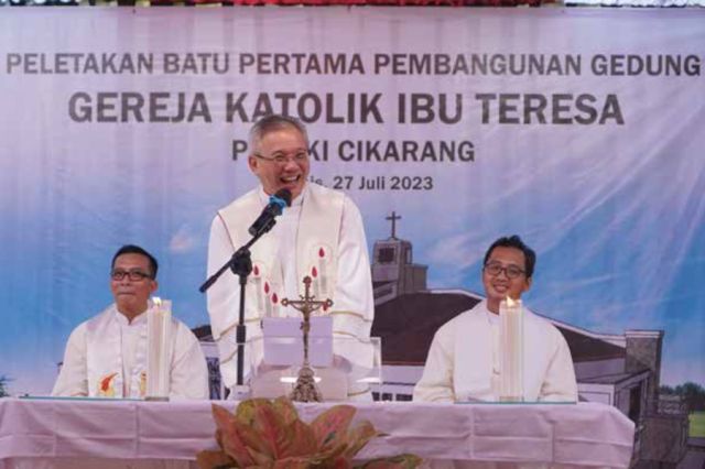 Peletakan Batu Pertama Paroki Cikarang Gereja Ibu Teresa 