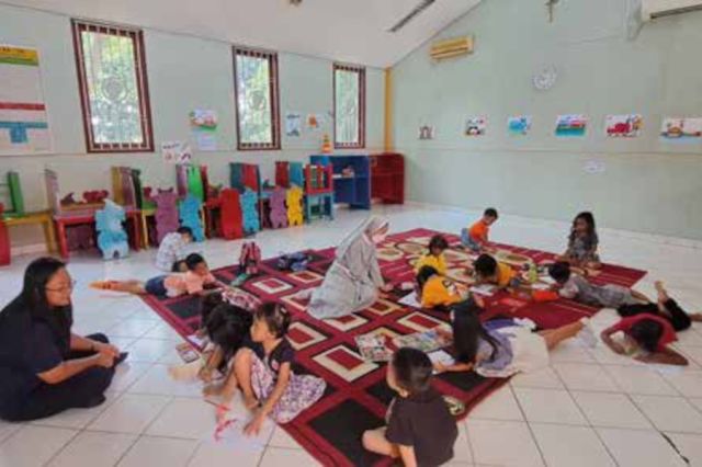 Kegiatan BIA dalam Rekoleksi Komuni Pertama 2024