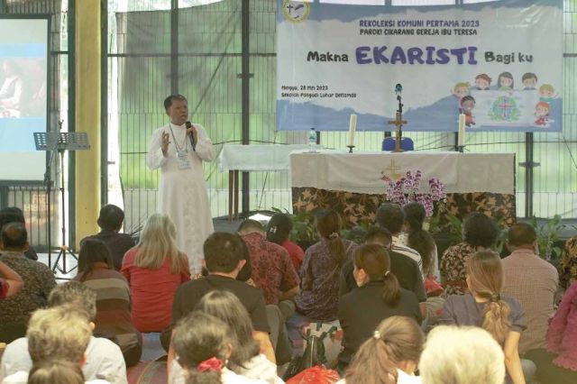 Rekoleksi Orang Tua dan Calon Komuni Pertama - Makna Ekaristi Bagiku