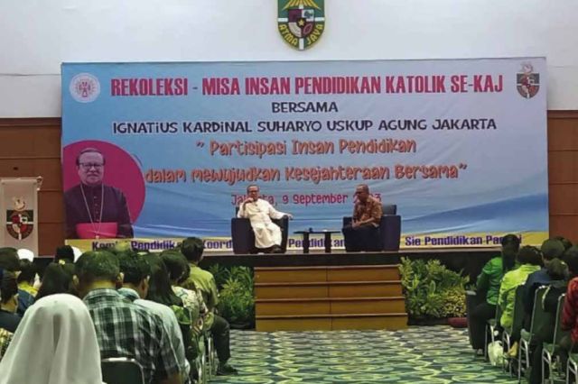 Rekoleksi dan Misa bersama Ignasius Kardinal Suharyo Uskup Agung Jakarta