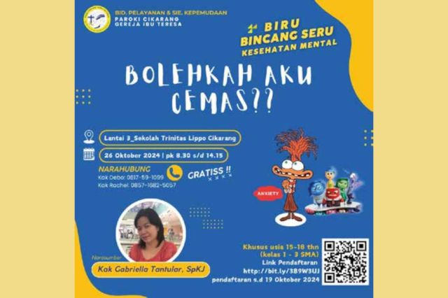 Kecemasan - Salah Satu Bentuk Gangguan Mental Ringan yang Perlu Dipahami